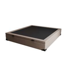 Base para Cama Box Casal Martin Premium com Baú Linho (47x138x188 cm) Cru