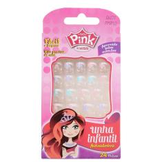 Kiss NY Pink Infantil Francesinha - Unhas Postiças BLZ