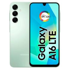 Smartphone Samsung Galaxy A16 256GB 8GB RAM 4G Verde Tela 6,7 Polegadas Bateria 5000 mAh