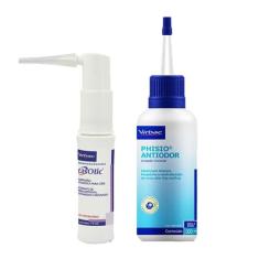 Solução Easotic 10ml + Phisio Anti Odor Virbac 100ml