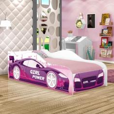 Cama Carro Rosa Kids Infantil - CasaH