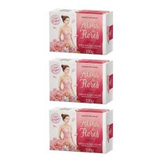Sabonete Alma De Flores 130G Floral Intense-Kit C/3Un
