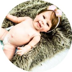 Bebe Reborn Menina Corpo Siliconado Banho
