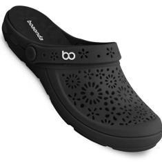 Sandalia Babuche Boaonda Nellie 1317 Feminina, Preto, 37