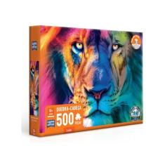 Quebra-Cabeça 500 peças - Leão - Toyster - Toyster Brinquedos