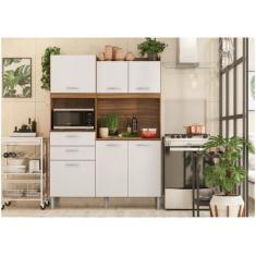 Cozinha Compacta 6 Portas 2 Gavetas Harmonia Demóbile - Demobile, Amên