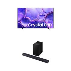 Samsung Smart TV 75" Crystal UHD 4K U8100F + Soundbar HW-Q600F, 75"