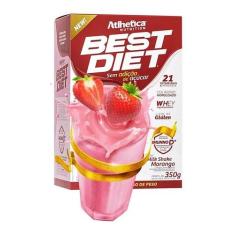 Best Diet Milk Shake Morango (350G) Atlhetica Nutrition
