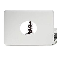 Adesivo de notebook com emblema de vinil da Mulher Quente
