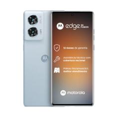 Smartphone Motorola Edge 50 Fusion 5G 256GB 16GB RAM Light Blue - Vegan Leather