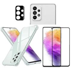 Capinha + Película 3D + Película De Câmera Samsung A73