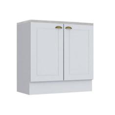 Gabinete de Cozinha Modulado Balcão Americana 2 Portas c/ Tampo p/ Coo