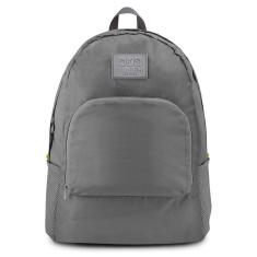 Mochila Dobrável Para Viagem Estampa Lisa Jacki Design Cinza