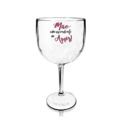 Taça Gin Acrílico Personalizada Para Dia Das Mães Ascendente - Krystal