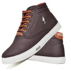 Tênis Masculino Cano Alto Casual Confortavel-Masculino