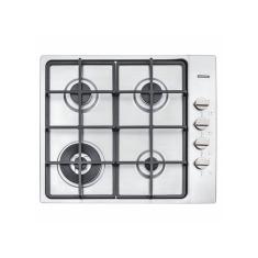 Cooktop a Gás Tramontina Square 4 Bocas Trempes em Ferro Fundido Inox
