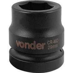 Soquete Sextavado de Impacto Encaixe 1" 29mm Aço Cromo - Vonder