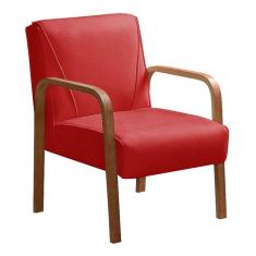 Poltrona Decorativa Anita Cadeira Moderna Sala Recepção Bella Decor