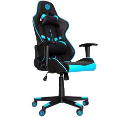 Cadeira Gamer Dazz Prime-X Com Apoio de Braço - Preto/Azul