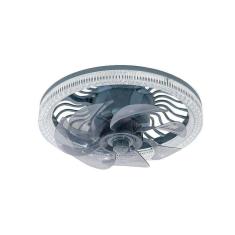 Luminária Ventilador De Teto Led Multicor Controle Remoto