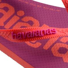 Chinelo Havaianas Top Logomania II Salmão-Unissex
