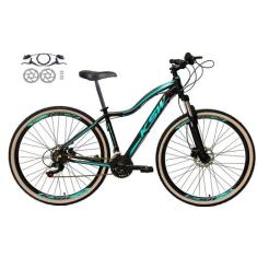 Bicicleta Feminina Aro 29 Ksw Mwza Alumínio 24v Câmbios Shimano Freio 