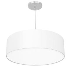 Lustre Cupula Pendente Dome 50x15cm Magnífico Branco - MARRYLUZ
