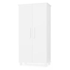 Armário Multiuso Berlim 2 Portas Branco Móveis Luapa Branco