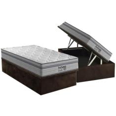 Cama Box Baú Solteiro: Colchão Molas Probel MasterPocket Ensacadas Pro