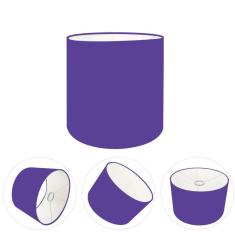 Cúpula Abajur Cilíndrica Cp-7005 ø18x18cm Roxo