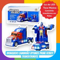 Brinquedo Caminhão Optimus Prime Robot Transformers