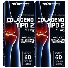 Colágeno Tipo II 40mg UP Sports Nutrition 120 Cápsulas 