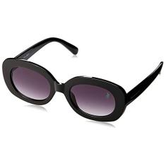 Óculos de Sol Polo London Club lente com Proteção UVA/UVB - Kit acompanha com estojo e flanela, Preto