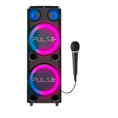 Caixa de Som Torre Double Pulse SP508 12`` LED Bluetooth 2300W - 1 Mic