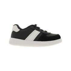 Tênis Infantil Masculino Preto Branco Molekinho 2635.101