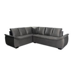 Sofá De Canto 6 Lugares Alphaville Siena Móveis Veludo Elefante Grafit