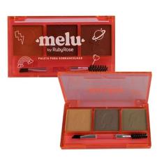 Paleta Para Sobrancelhas Melu Ruby Rose Longa Duração Resistente à Águ