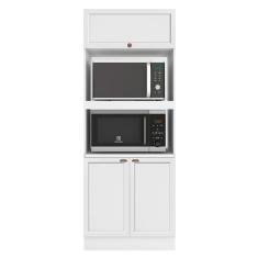 Paneleiro Torre Quente 2 Nichos 3 Portas Unna Poliman Branco