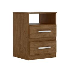 Mesa de Cabeceira Apolo 2 Gavetas Moval Móveis