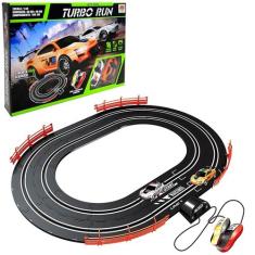 Autorama Circuito Oval Meninos Com 2 Carrinhos Pista Dupla - DM Toys