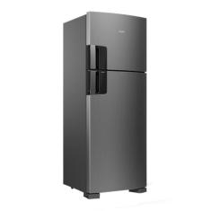 Consul Geladeira Frost Free 451L 70,2cm x 72,1cm x 1,86m Duplex Inox com Espaço Flex, Prateleira Flex e Filtro Antiodor 2 Portas