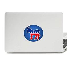 Adesivo de vinil para laptop com emblema do Partido Democrático de Burro Americano