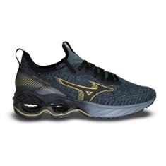 Tênis Mizuno Wave Invictus 3 Masculino Preto