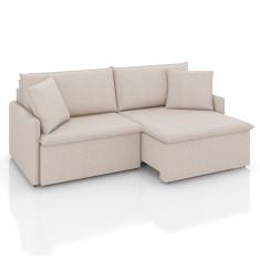 Sofá 2 Lugares Retrátil e Reclinável Stilo Linho Cru 154 cm