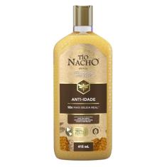 Tio Nacho - Shampoo Anti-idade para rejovelhecimento capilar, 415ml, devolve o Brilho os seus cachos