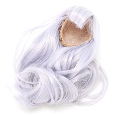 Boneca H Peruca Linda Requintada Encaracolada Macia Peruca Sintética de Alta Temperatura Boneca H Bonecas PretasA Boneca é Projetada para Caber na Cabeça de Pontos Boneca H