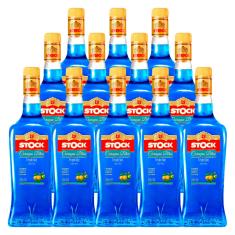 Licor de Laranja Stock Curaçau Blue Triple Sec 720ml 12un