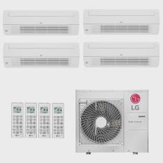 Ar-Condicionado Multi Split Inverter LG 30.000 (4x Evap Cassete 1 Via 12.000) Quente/Frio 220V