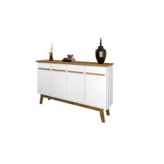 Aparador Buffet Opala Cinamomo Com Branco – Bechara Móveis