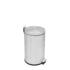 Lixeira Inox com Pedal Tramontina Brasil Plus 12 L, Inox
